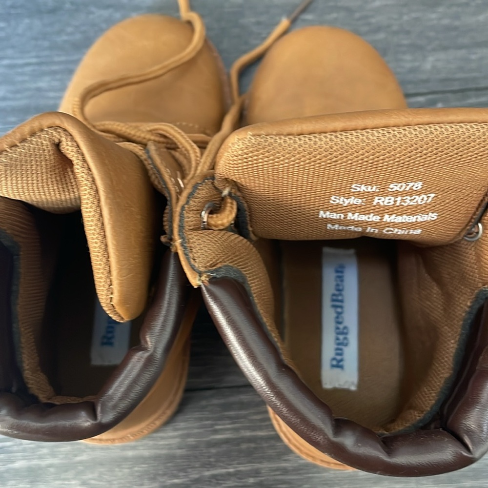 NWT Rugged Bear brown boots - Picture 3 of 6
